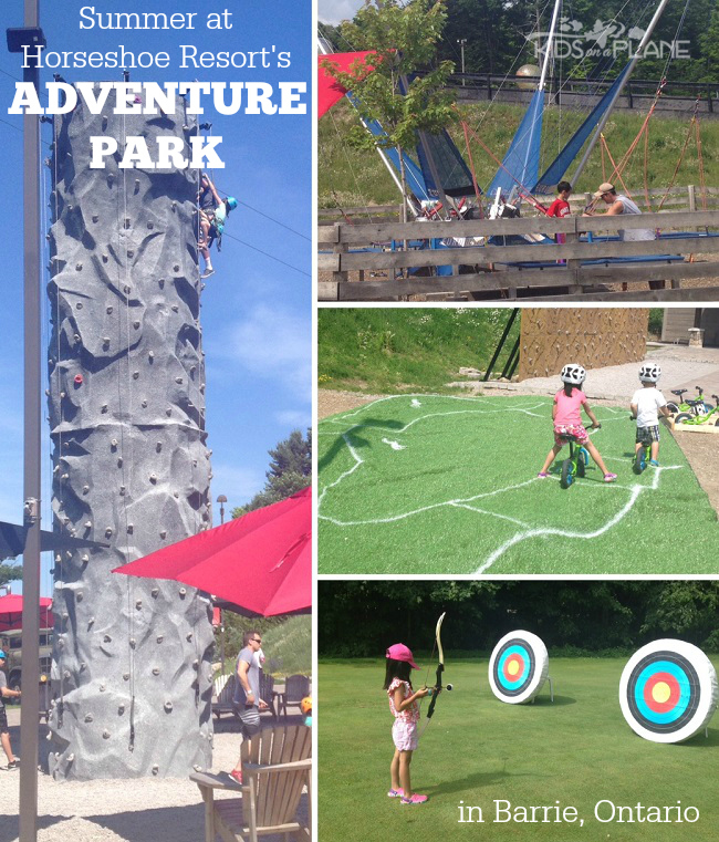 Summer at Horseshoe Resort's Adventure Park in Barrie, Ontario